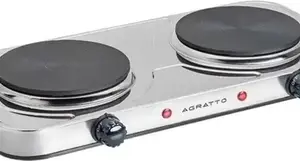 Fogão Elétrico Portátil de Bancada 2 Bocas 2000W 220V Fogão Elétrico Portátil de Bancada 2 Bocas 2000W 220V