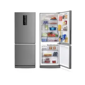 Geladeira Frost Free Inverse Panasonic 460L Inverter Aço Escovado NR-BB64PV1XB