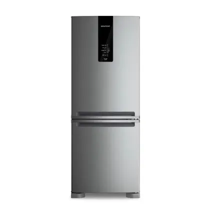 Geladeira Frost Free Inverse Brastemp 447L com Smart Flow e Fresh Box Inox 220V BRE57FKBNA