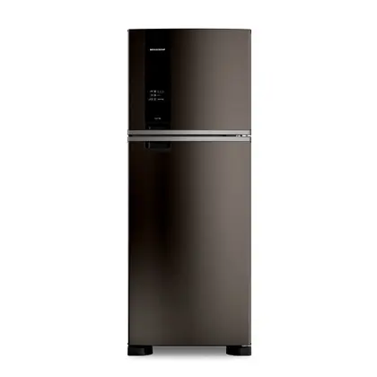 Geladeira Frost Free Duplex Brastemp 463L com Fresh Box Black Inox BRM55FE
