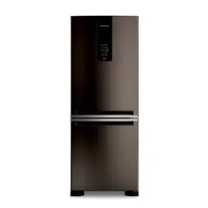Geladeira Frost Free Inverse Brastemp 447L Eclipse Collection com Smart Flow Black Inox BRE57FE