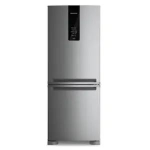 Geladeira Frost Free Inverse Brastemp 447L com Smart Flow e Fresh Box Inox BRE57FK