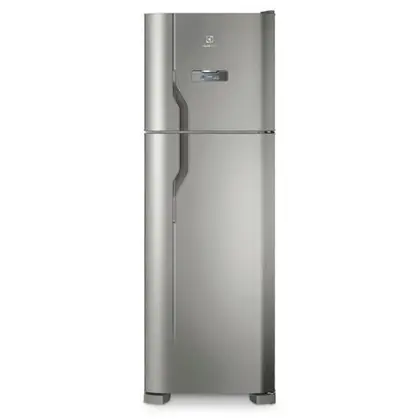 Geladeira Frost Free Duplex Electrolux 371L com Turbo Congelamento Inox DFX41