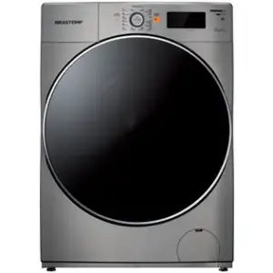 Lava e Seca Brastemp Inverter 10kg Prata com 14 Programas BNQ10AS