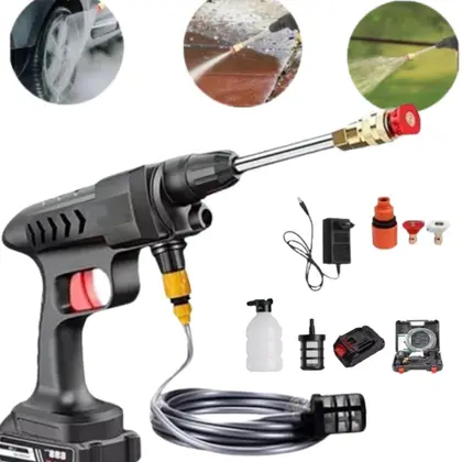 Lavadora de Alta Pressão Portátil Importado Bateria 46V