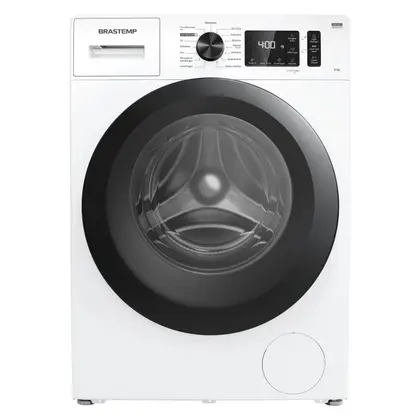 Lavadora de Roupas Front Load Brastemp 9kg Smart Sensor Tira Manchas Pro Motor Inverter Branca BNF09AB