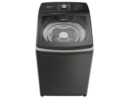 Lavadora de Roupas Automática Brastemp 16kg com 12 Programas Titânio BWD16A9
