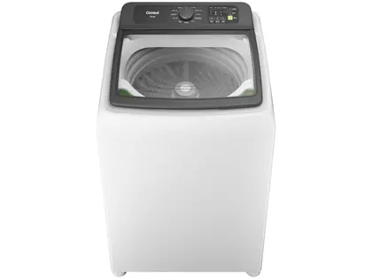 Lavadora de Roupas Automática Consul 15kg com 12 Programas Cesto Inox CWN15AB