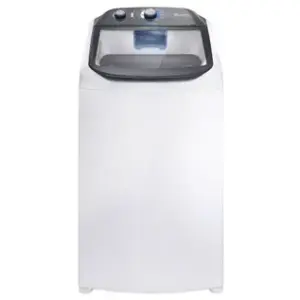 Lavadora de Roupas Automática Electrolux Efficient 13kg com 10 Programas Cesto Inox Branca LDA13