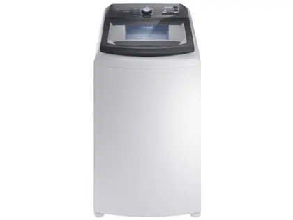 Lavadora de Roupas Automática Electrolux Efficient 14,5kg com 11 Programas Cesto Inox Branca LEE15
