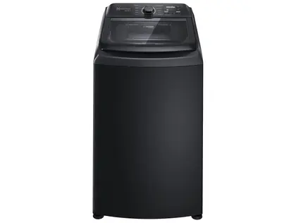 Lavadora de Roupas Automática Electrolux 14,5kg com 11 Programas Cesto Inox Preta LEP15