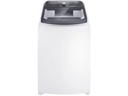 Lavadora de Roupas Automática Electrolux Premium Care 15kg com 11 Programas Cesto Inox Branca LEC15