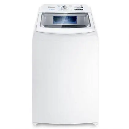Lavadora de Roupas Automática Electrolux 17kg Cesto Inox Branca 220V LED17