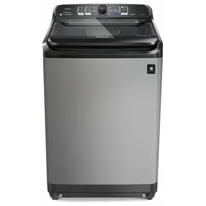 Lavadora de Roupas Automática Panasonic 12kg Lavagem Ciclone Titânio 110V NA-F120B1TB