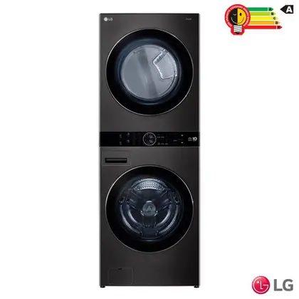 Lava e Seca LG WashTower 17kg Preto WK17BS6A