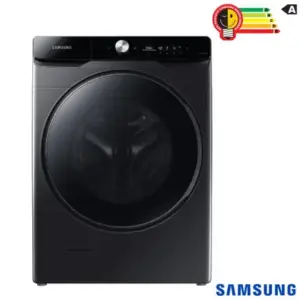 Lavadora e Secadora Samsung 18kg Black Inox Alta Capacidade WD18T6500GV/AZ