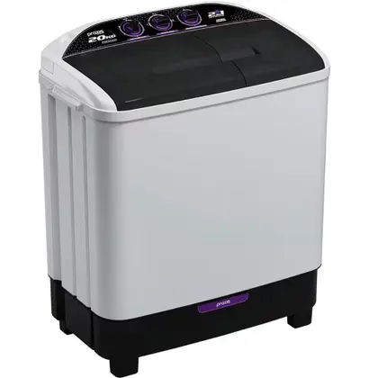 Lavadora de Roupas Semiautomática Praxis 2 em 1 Premium 20kg (Lava 10kg e Centrifuga)