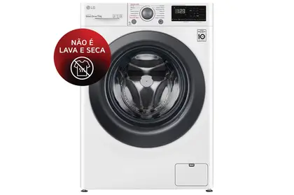 Lavadora de Roupas Front Load LG Smart VC5 11kg com Inteligência Artificial AIDD Branca 110V FV3011WG4