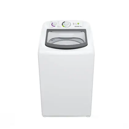 Lavadora de Roupas Automática Consul 9kg com Dosagem Econômica e Ciclo Edredom Branca 110V CWB09BB