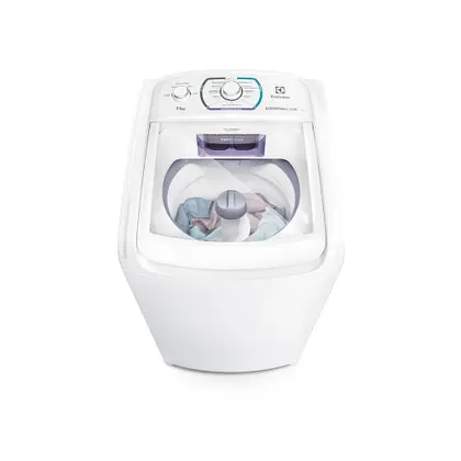 Lavadora de Roupas Automática Electrolux Essential Care 11kg com Easy Clean e Filtro Fiapos Branca LES11