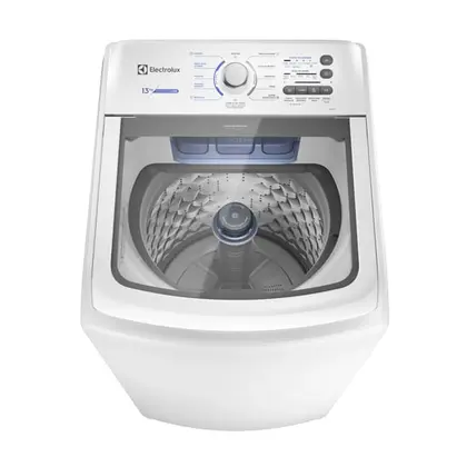Lavadora de Roupas Automática Electrolux Essential Care 13kg com Cesto Inox e Jet&Clean Branca LED13