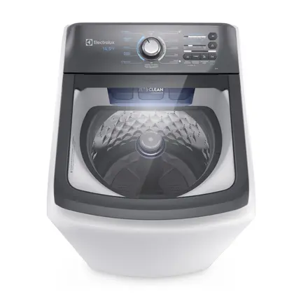 Lavadora de Roupas Automática Electrolux Efficient 14,5kg com Cesto Inox e Jet&Clean Branca LEE15