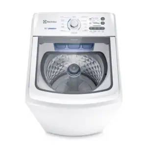 Lavadora de Roupas Automática Electrolux Essential Care 14kg com Cesto Inox e Jet&Clean Branca LED14
