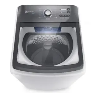 Lavadora de Roupas Automática Electrolux Efficient 18kg com Cesto Inox e Jet&Clean Branca LEE18