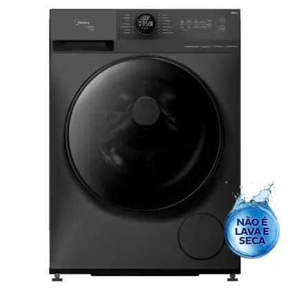 Lavadora de Roupas Front Load Midea HealthGuard Smart 11kg Titanium MF200W110WB/GK