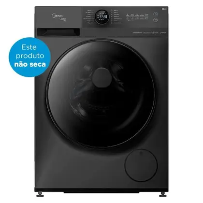 Lavadora de Roupas Front Load Midea HealthGuard Smart 13kg Inverter Conectada Titanium