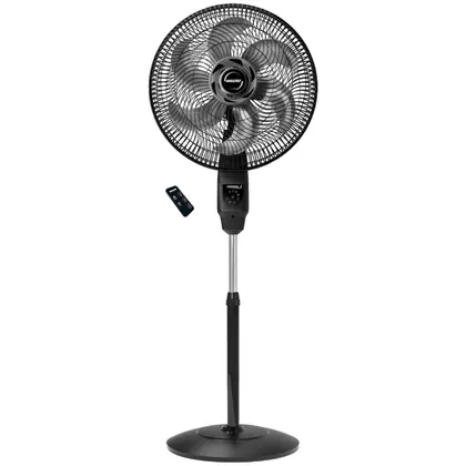 Ventilador de Coluna Mallory 40cm Preto 6 Pás com Controle Remoto 220V