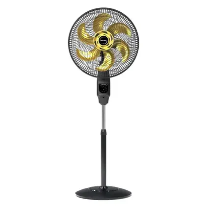 Ventilador de Coluna Mallory Chronos TS+ 40cm 6 Pás Preto e Dourado 126W