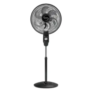 Ventilador de Coluna Mallory Eolo TS+ 40cm Preto e Grafite