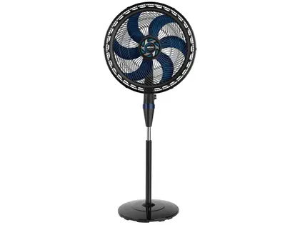 Ventilador de Coluna Arno Xtreme Force Breeze 50cm 6 Pás Preto e Azul VB52