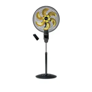Ventilador de Coluna Mallory Chronos com Controle Remoto 40cm Preto e Dourado 127V Ventilador de Coluna Mallory Chronos com Controle Remoto 40cm Preto e Dourado 127V