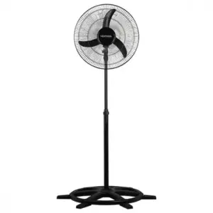 Ventilador de Coluna Ventisol New 50cm Grade de Plástico Preto 220V Ventilador de Coluna Ventisol New 50cm Grade de Plástico Preto 220V