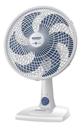 Ventilador de Mesa Mondial Super Power 30cm 60W Branco/Azul VSP-30-W
