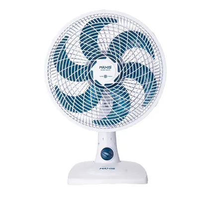 Ventilador de Mesa Maxis Super Vento 30cm 50W Branco/Azul V-30-MX-W