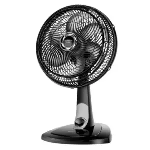 Ventilador de Mesa Mondial Turbo 30cm 60W Preto/Prata VT-30-NB Ventilador de Mesa Mondial Turbo 30cm 60W Preto/Prata VT-30-NB