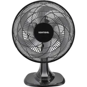Ventilador de Mesa Ventisol Turbo 6 40cm 6 Pás Preto/Cinza 127V Ventilador de Mesa Ventisol Turbo 6 40cm 6 Pás Preto/Cinza 127V