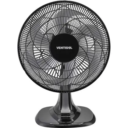 Ventilador de Mesa Ventisol Turbo 6 40cm 6 Pás Preto/Cinza 127V