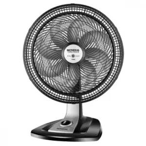 Ventilador de Mesa Mondial Turbo 40cm 8 Pás Preto/Prata 127V Ventilador de Mesa Mondial Turbo 40cm 8 Pás Preto/Prata 127V