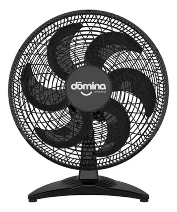 Ventilador de Mesa Domina 50cm 6 Pás Preto Ultra Silencioso 127V