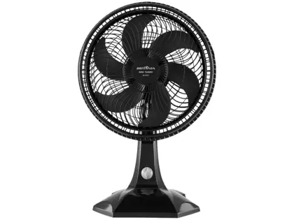 Ventilador de Mesa Britânia 30cm 6 Pás Preto BVT301