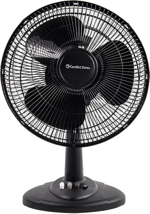 Ventilador de Mesa Comfort Zone Oscilante 40cm CZ161BK