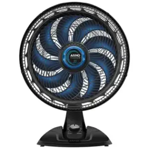 Ventilador de Mesa Arno X-Treme 9 com Repelente 40cm 9 Pás Preto/Azul Escuro VE95
