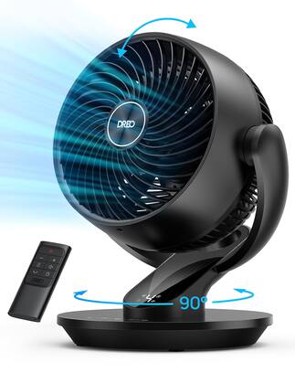 Ventilador de Mesa Dreo Quiet Oscillating 13″ com controle remoto