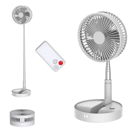 Ventilador de Mesa UN UNITEDTIME Dobrável com Controle Remoto