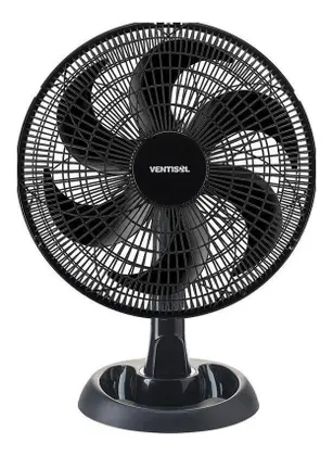 Ventilador de Mesa Ventisol Eco Turbo 30cm 6 Pás Preto 110V