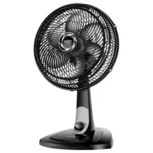 Ventilador de Mesa Mondial Turbo 30cm 6 Pás Preto/Prata 220V VT-30-NB Ventilador de Mesa Mondial Turbo 30cm 6 Pás Preto/Prata 220V VT-30-NB
